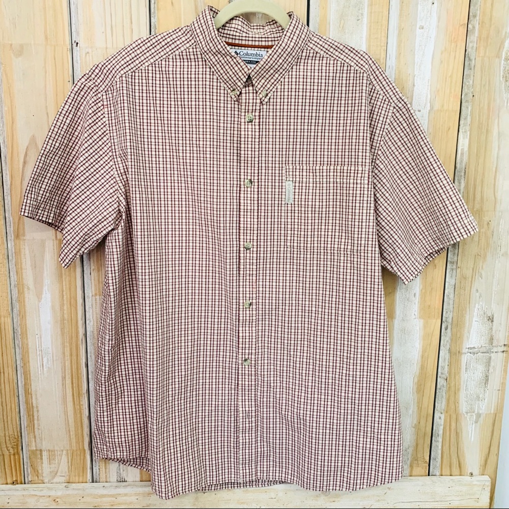 NWT Columbia Men’s XL Button Down Short Sleeve
